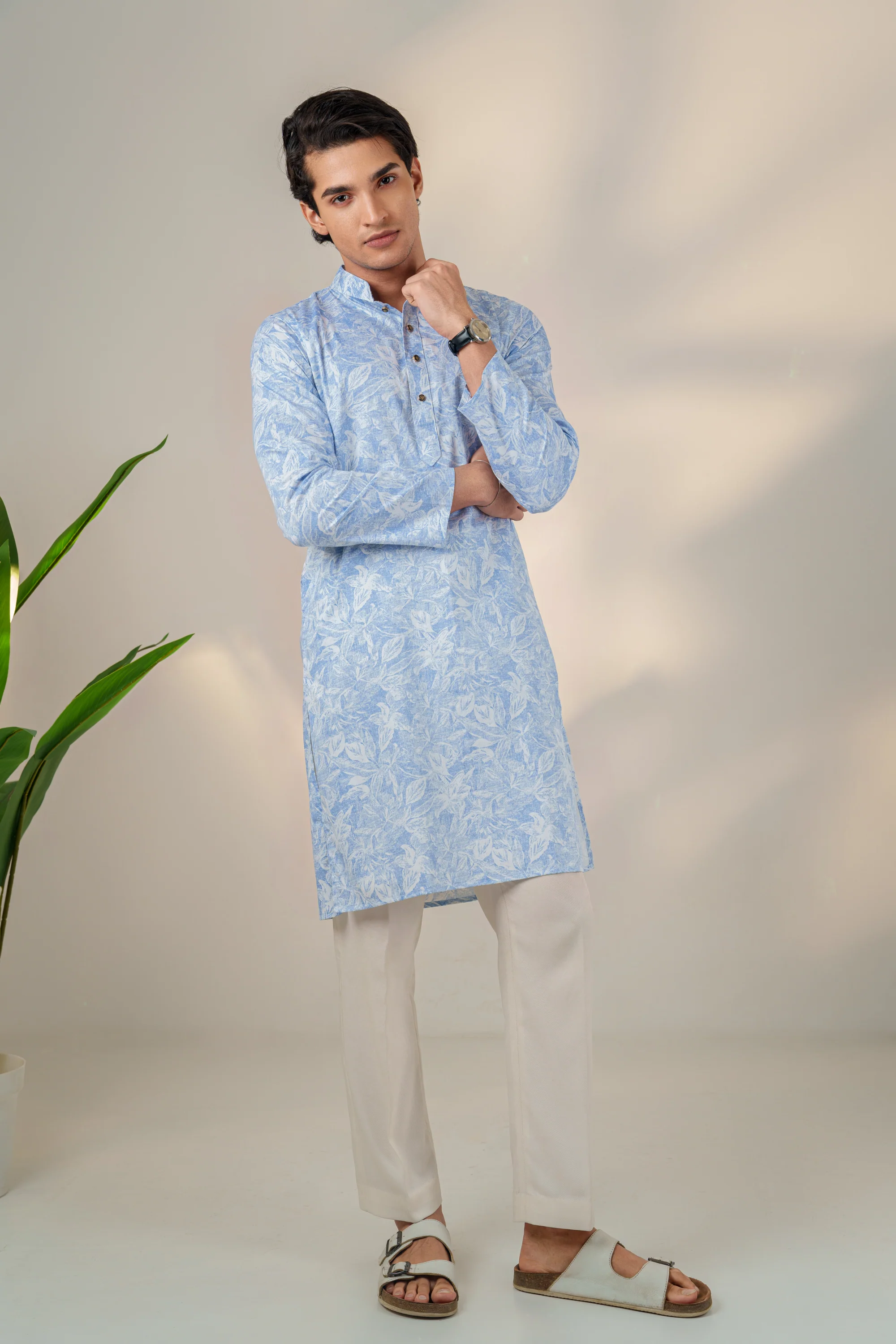 Azure Foliage Panjabi - Image 4