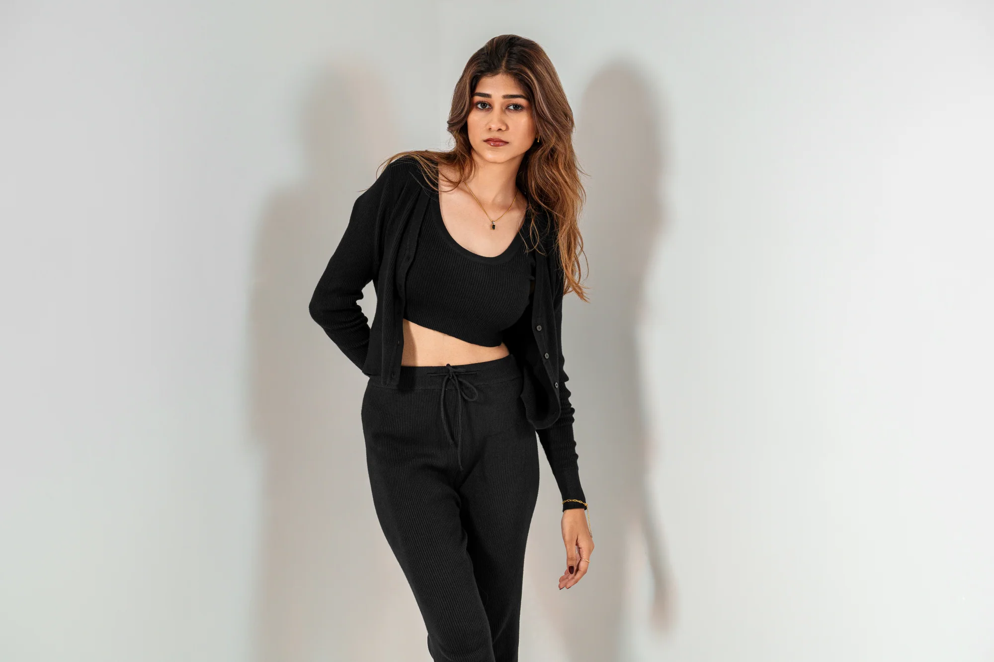 Jet Black 3-Piece Co-ord Set - Image 4