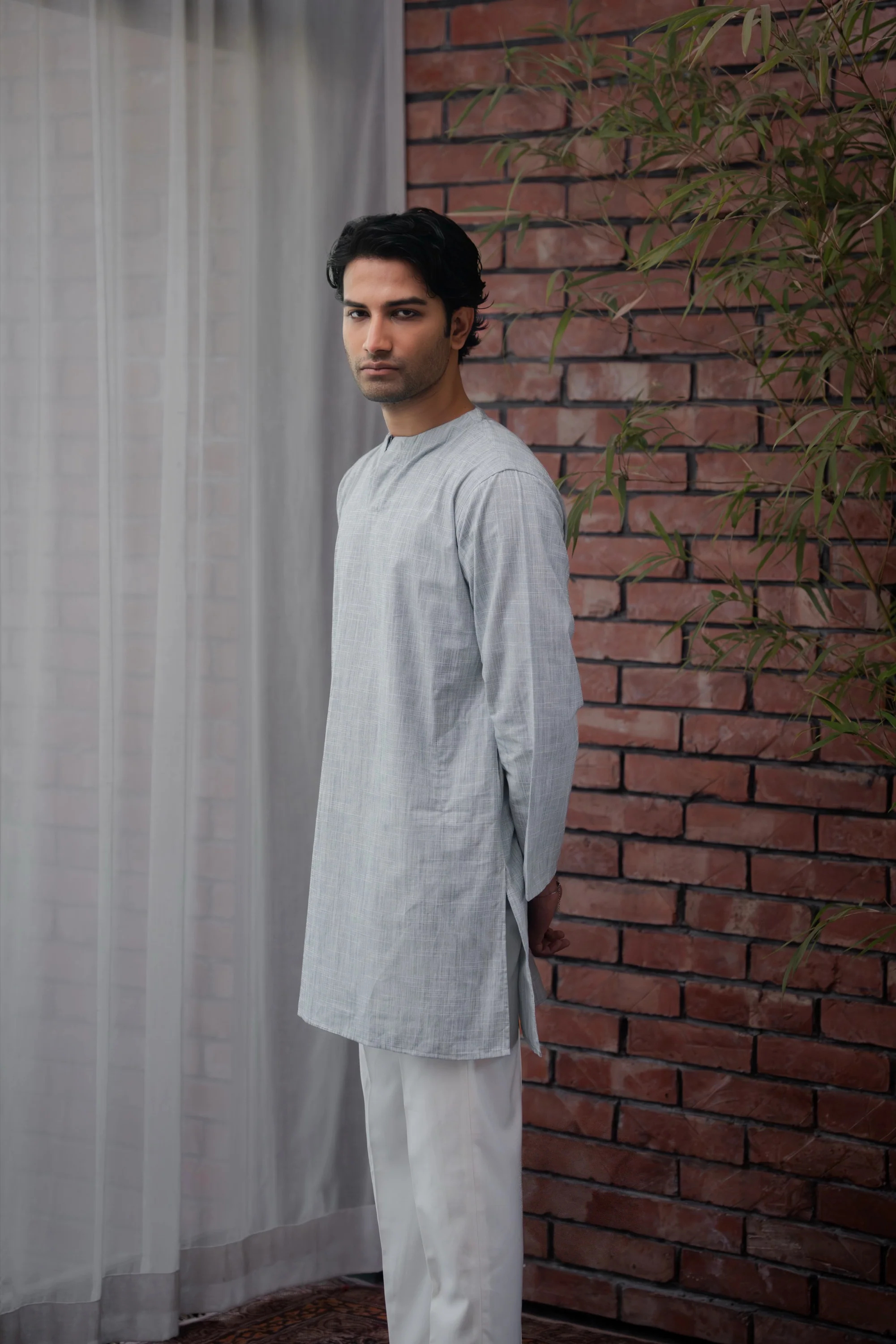 Kiyaan Khaadi Panjabi – Light Blue - Image 5