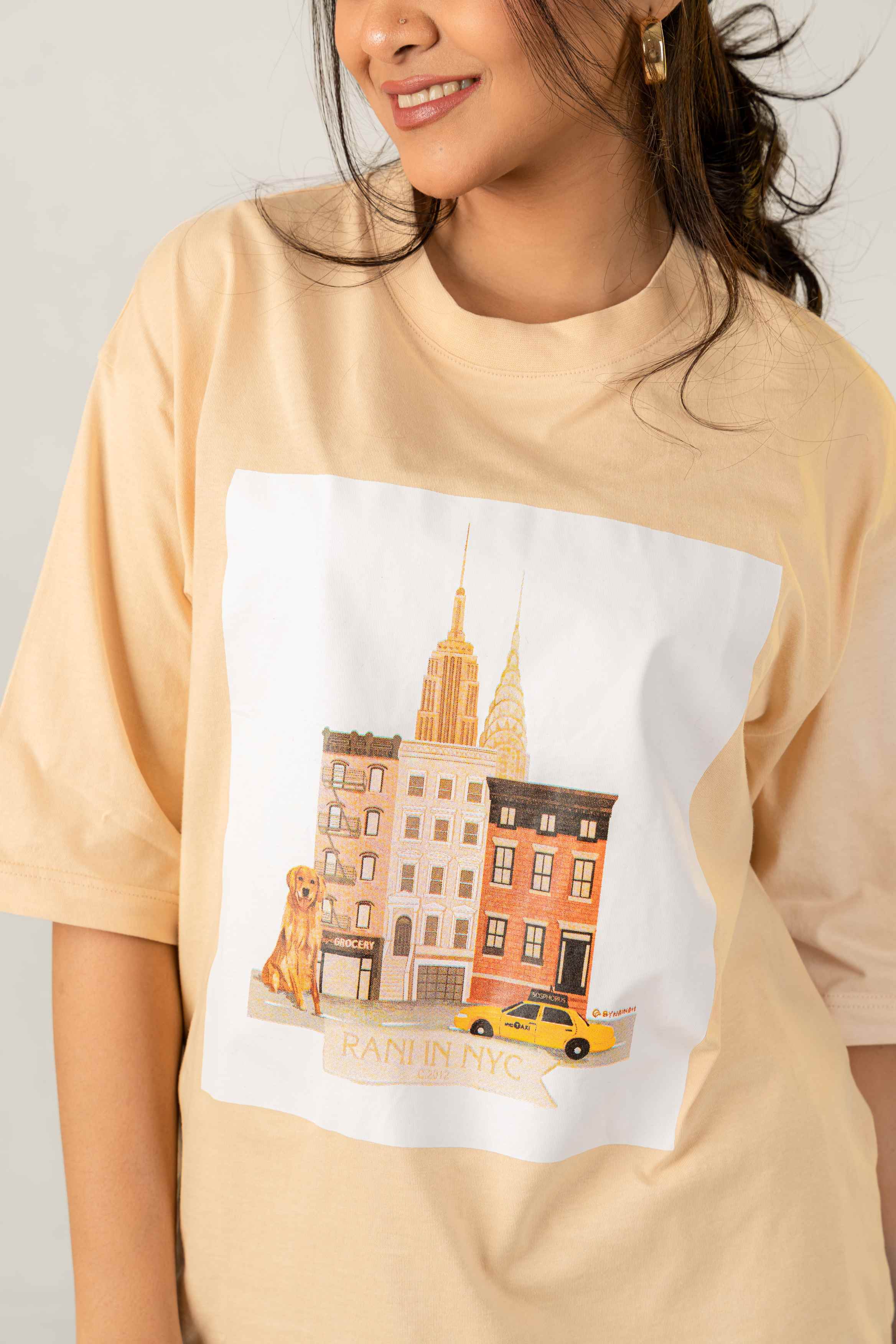 Rani in NYC Drop Shoulder Graphic T-Shirt - Image 3