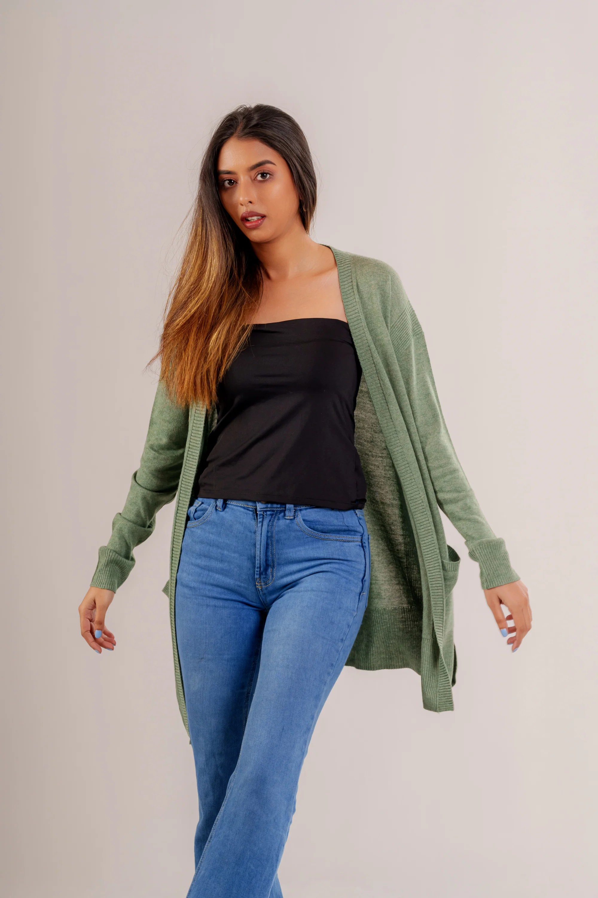 Seaweed Long Cardigan - Image 4